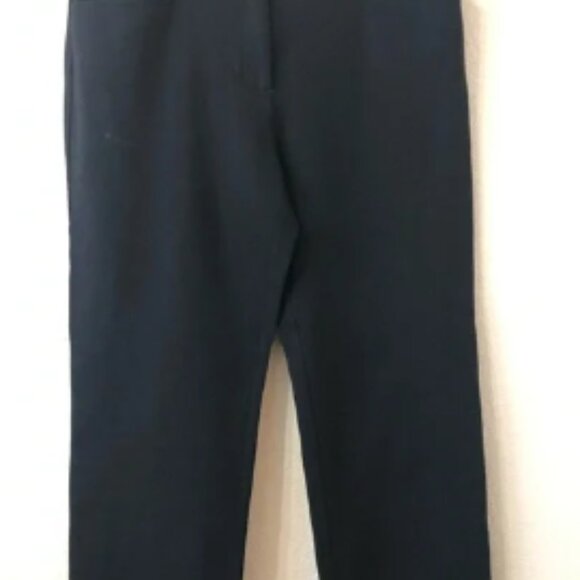 Eileen Fisher Straight Leg Business Casual Black Pants - Size Medium - Picture 1 of 8